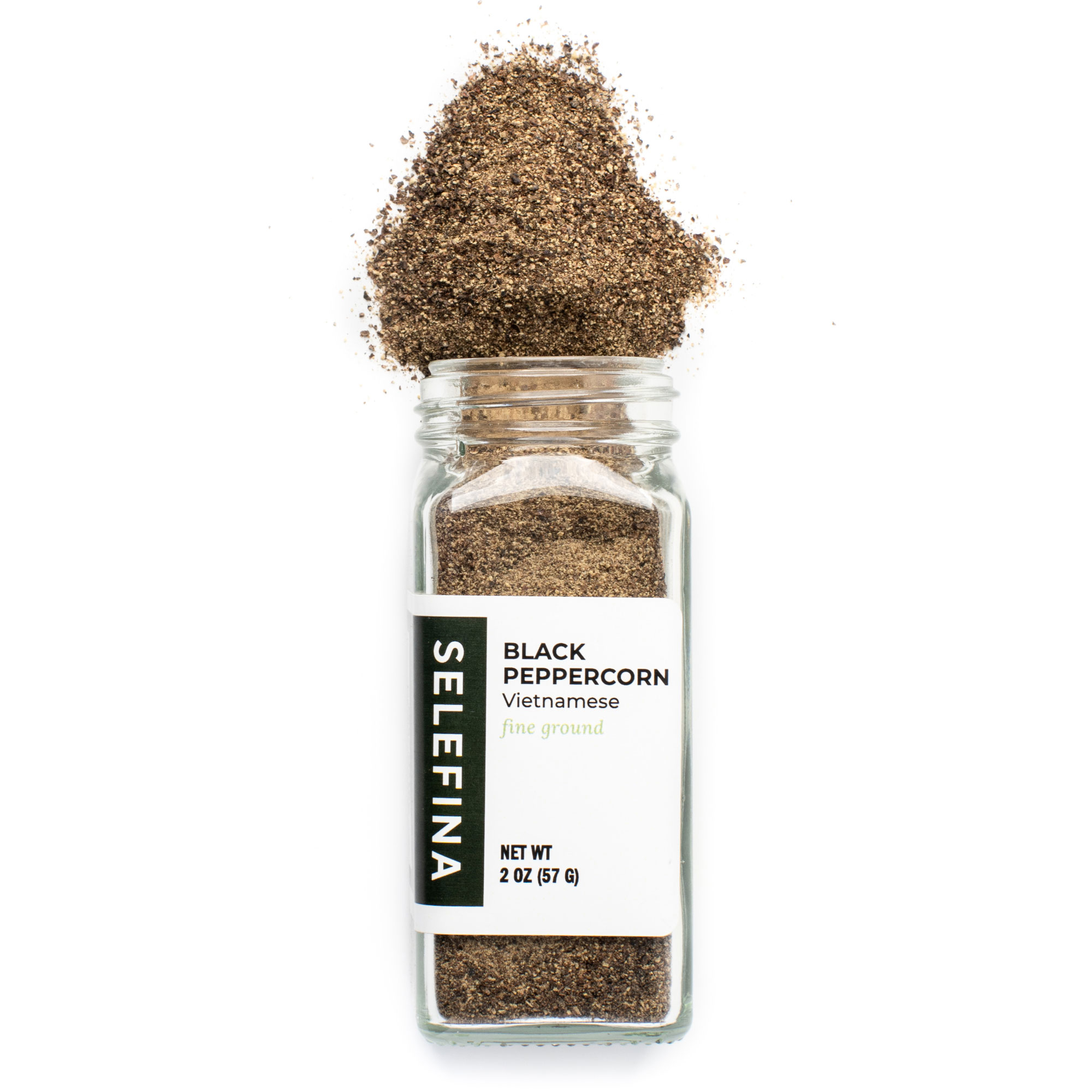 Black Peppercorn Finely Ground 2oz