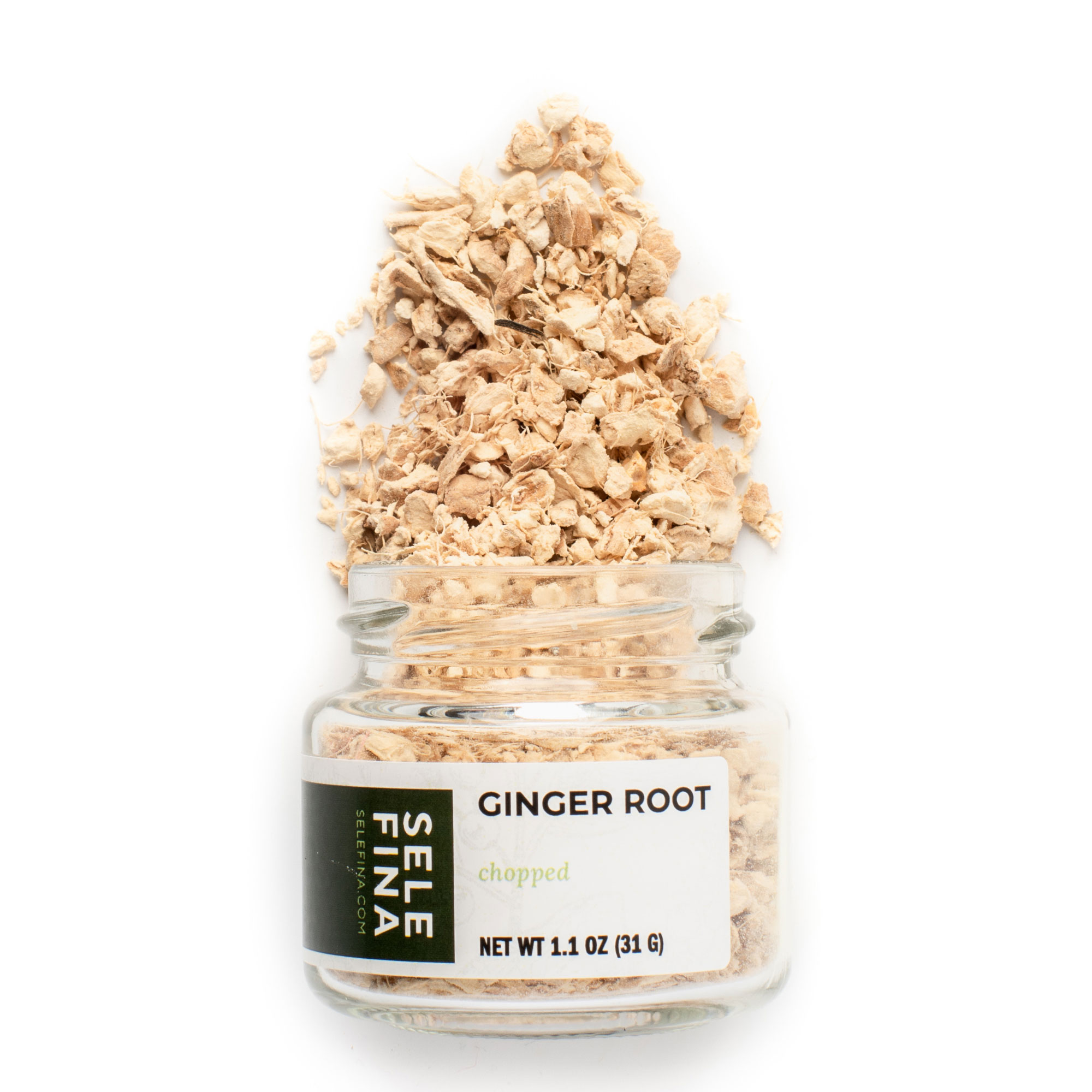 Chopped Dried Ginger Root 1.1oz