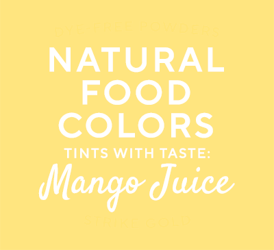 Mango Juice Powder is Dye-Free Food Color