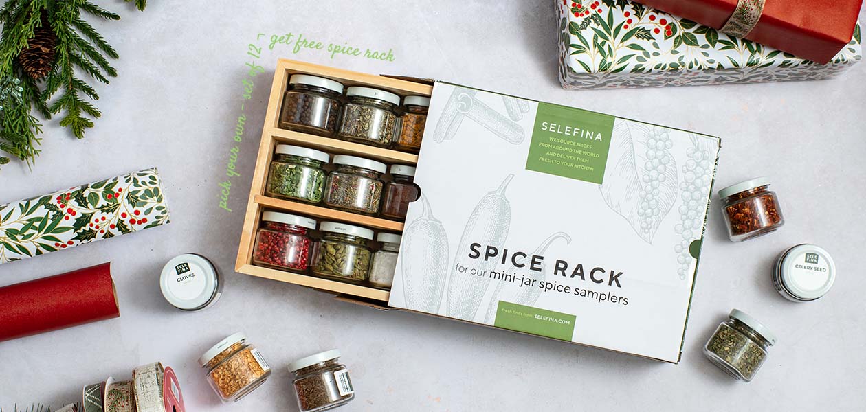 Pick Your Own Spice Set of 12 - Get Free Wooden Spice Rack