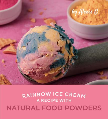 Dye-Free Food Color Recipe: Rainbow Ice Cream