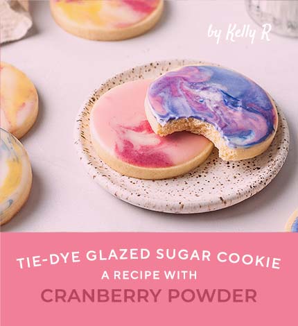 Dye-Free Food Color Recipe: Tie Dyed Glazed Sugar Cookies