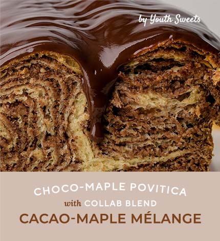 Cacao-Maple Melange Recipe: Choco-Maple Povitica