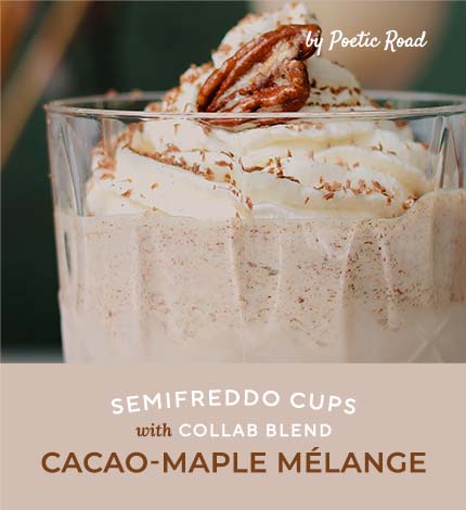 Cacao-Maple Melange Recipe: Semifreddo Cups