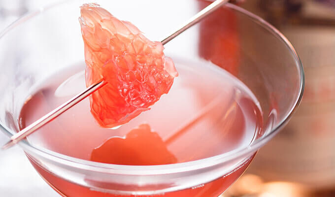 Blushing Gin Gimlet