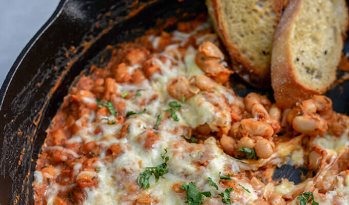 Cheesy Baked Beans