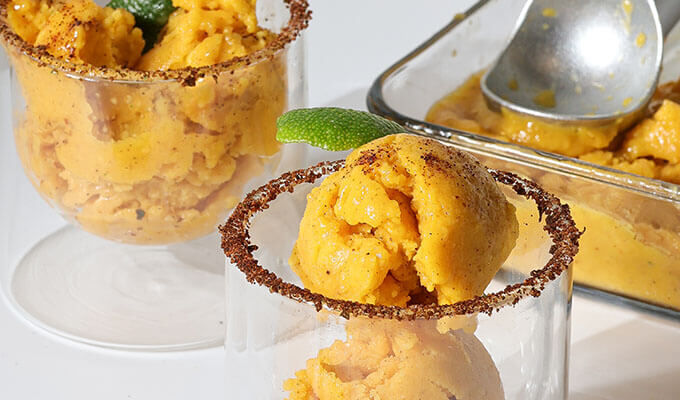 Chili Mango Sorbet
