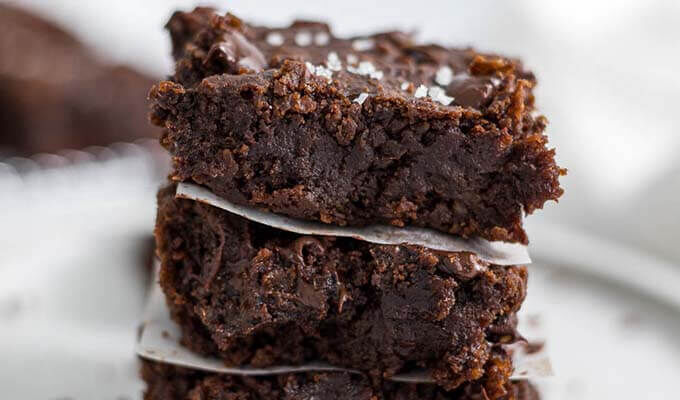 Chocolate Sumac Chickpea Brownies