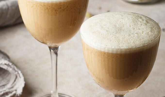 Cognac and Chai Flip