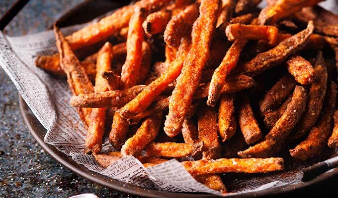 Crispy Seasoned Sweet Potato Fries