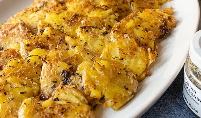 Crispy Smashed Potatoes