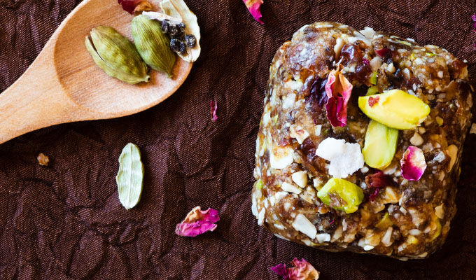 Dates and Nuts Squares
