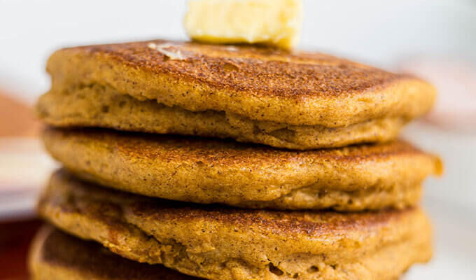 Gluten-Free Pumpkin Spice Pancakes