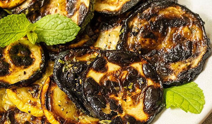 Grilled Zucchini and Squash Alla Scapece