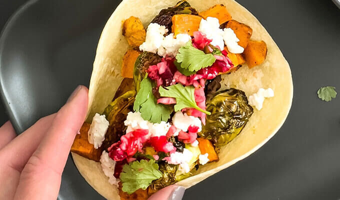 Harvest Veggie Tacos