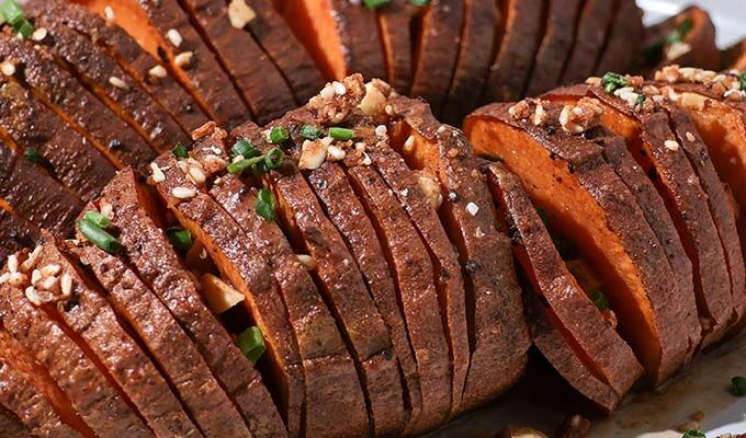 Hasselback Sweet Potatoes