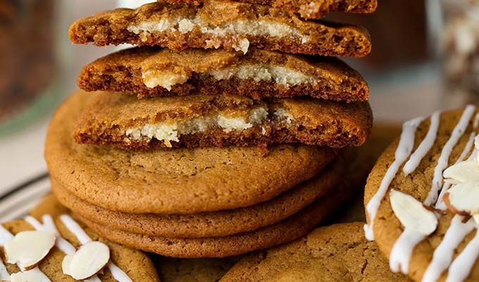 Almond Gingerbread Cookies