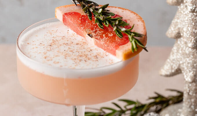 Holiday Gin Sour