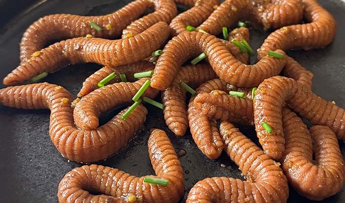 Creepy Crawlers (Worm Pasta)