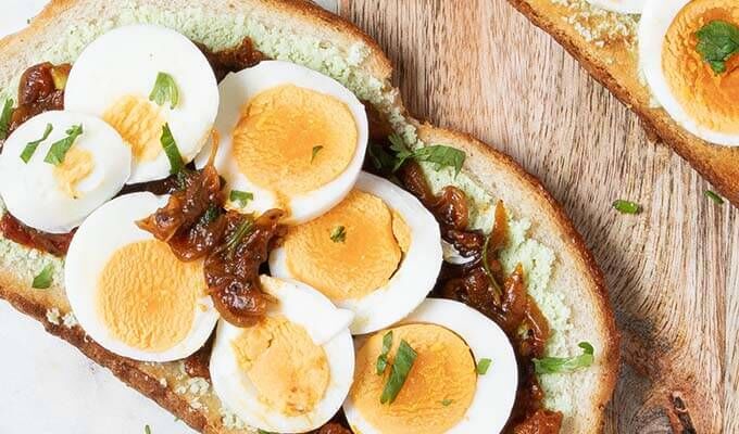 Kerala Egg Roast Toast