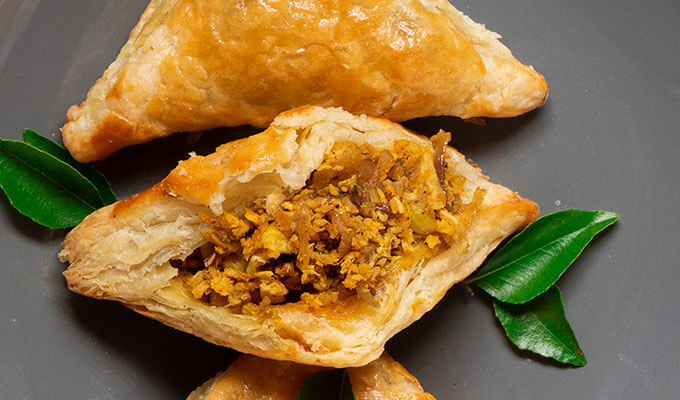 Kerala Spicy Chicken Puffs