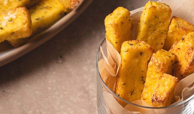 Garlic and Herb Polenta Fries