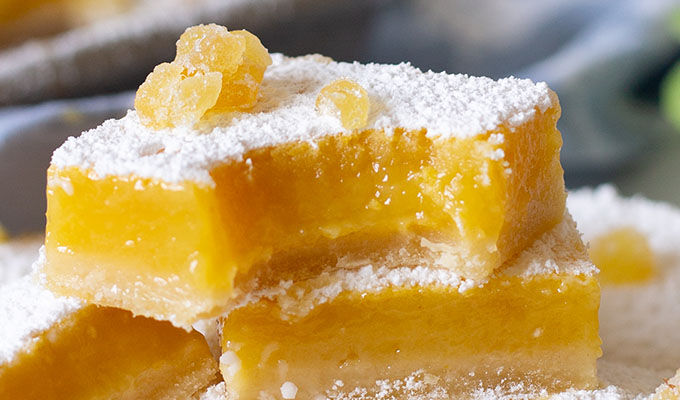 Lemon Ginger Bars