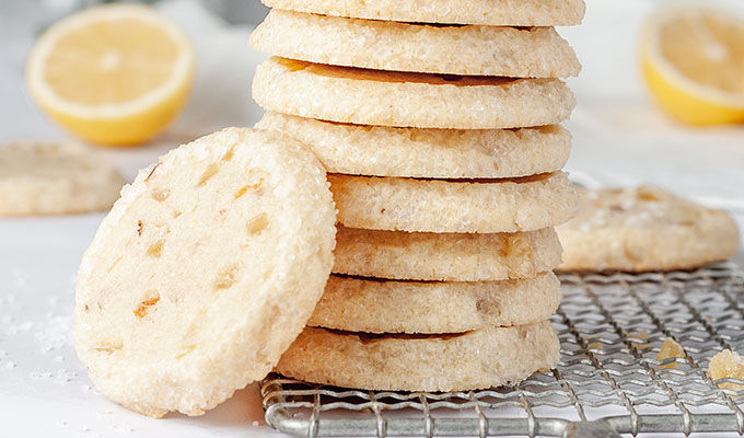 Lemon Ginger Icebox Cookies
