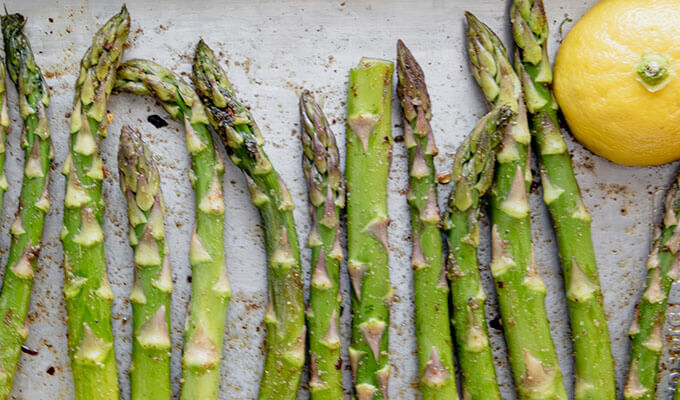 Lemon Pepper Roasted Asparagus