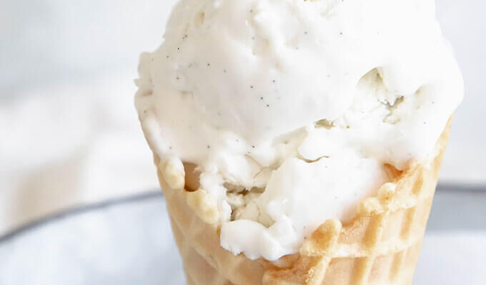 No-Churn Vanilla Ice Cream