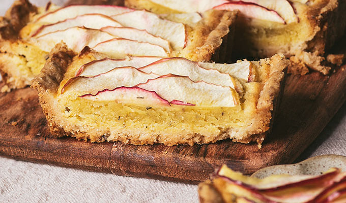 Provençal Apple Almond Tart