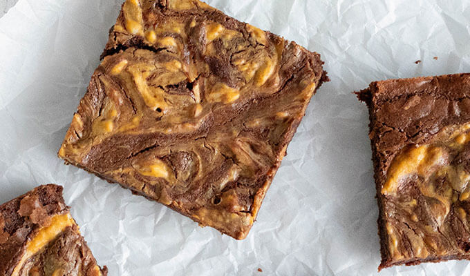 Pumpkin Cheesecake Brownies