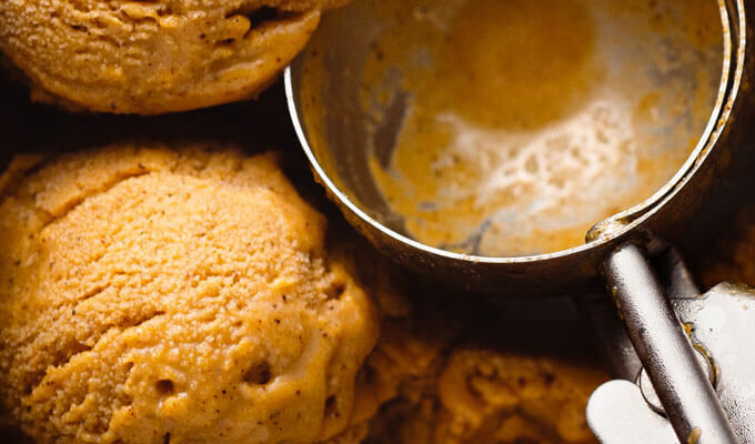Pumpkin Pie Spice Ice Cream