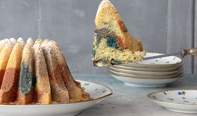 Rainbow Bundt