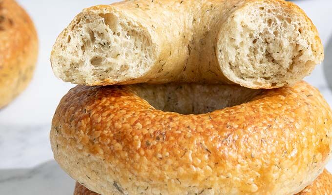 Dill-icious Ranch Bagels