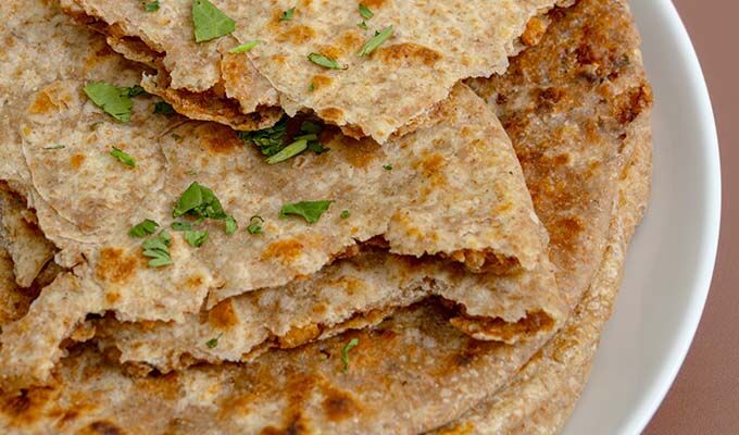 Jerk Chicken Paratha