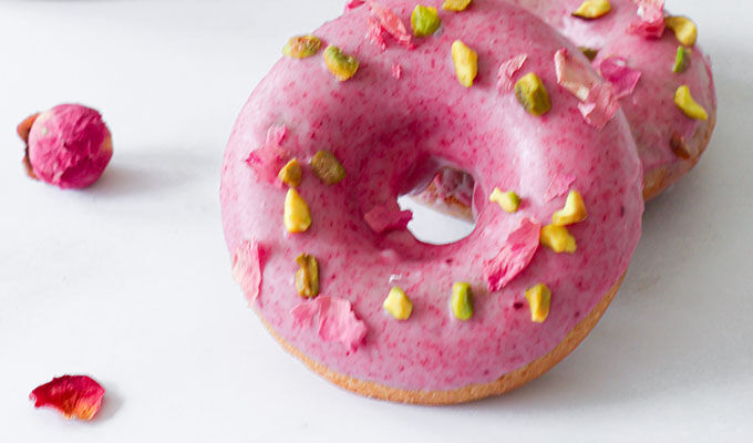 Rose Cardamom Donuts