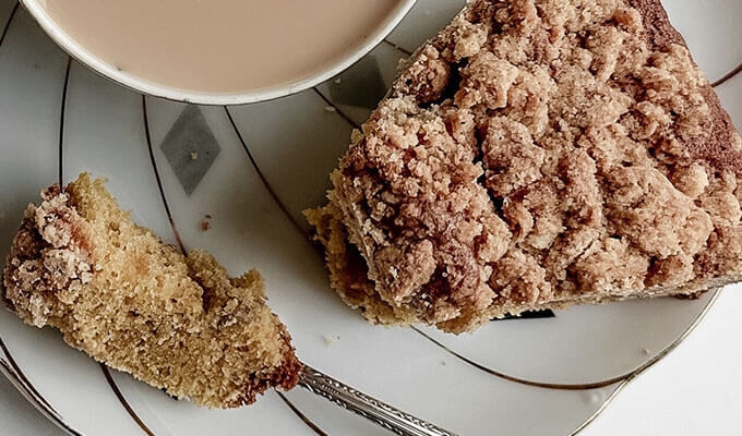 Sour Cream Streusel Coffee Cake