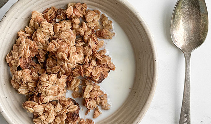 Spiced Tahini Granola