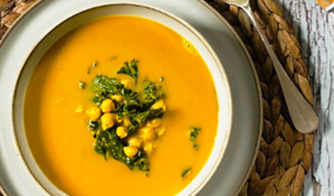 Spiced Turmeric Coconut Soup