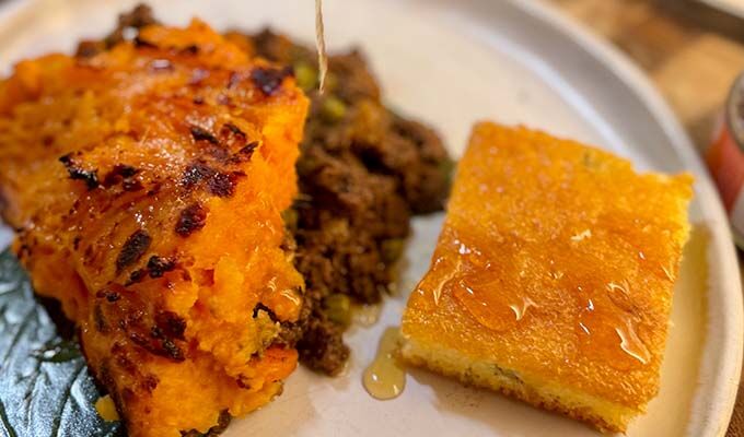 A Likkle More Sweet Potato Shepherd's Pie