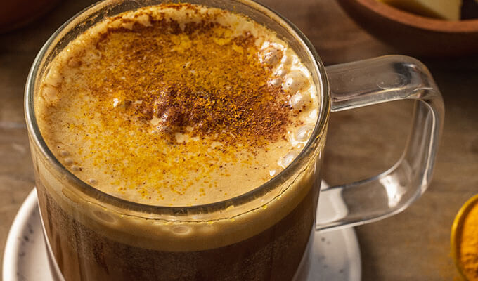 Turmeric and Cinnamon Butter Coffee