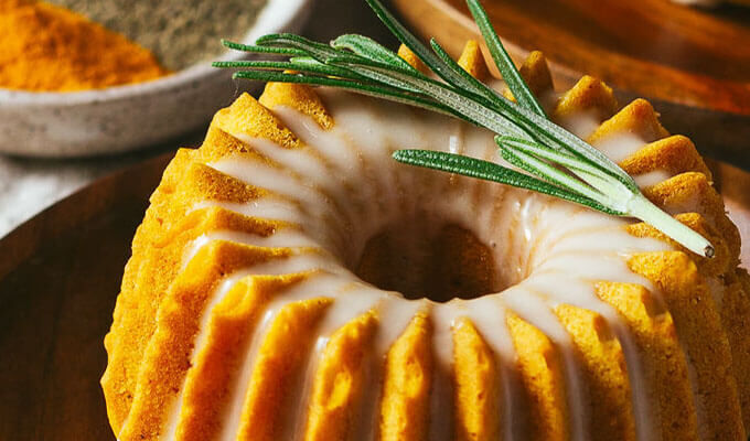 Turmeric-Orange Honey Cake