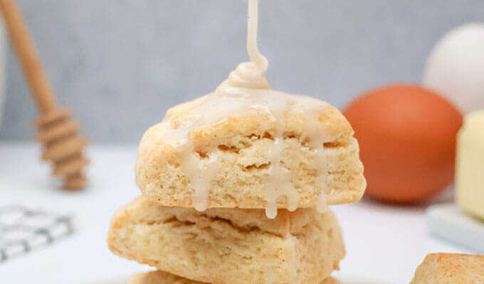 Mini Vanilla Honey Scones