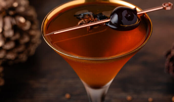 Winter Spiced Manhattan